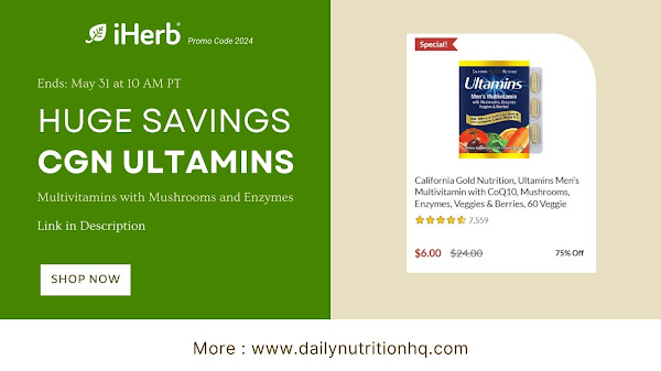 Huge Savings on CGN Ultamins Multivitamins with Mushrooms and Enzymes