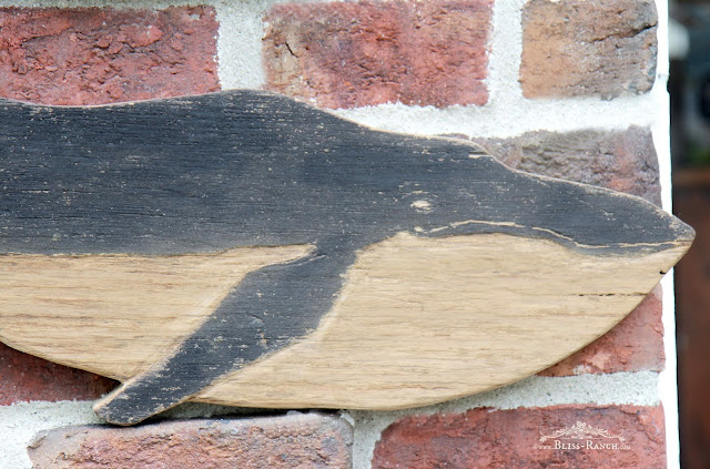 Barn Wood Whale, Bliss-Ranch.com