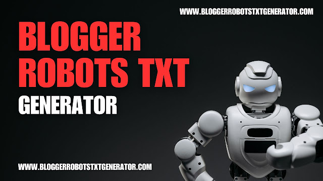 Blogger Robots txt Generator