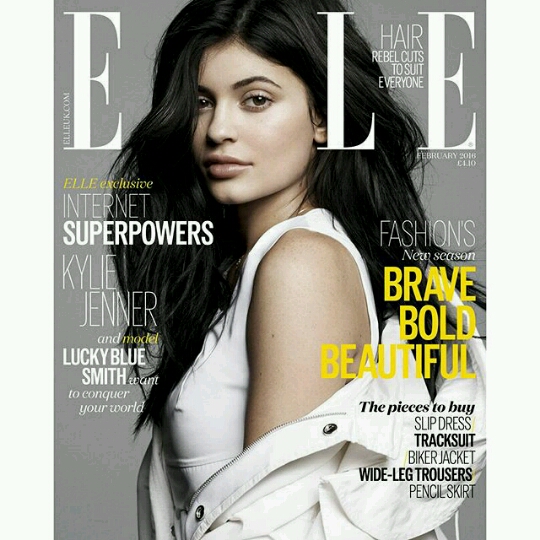 Kylie Jenner Stuns In The Elle UK Feb 2016 Issue