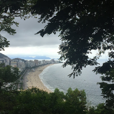 Vista do mirante para Praia do Leblon
