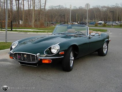 Cheap Car 1973 Black Jaguar XKE Roadster