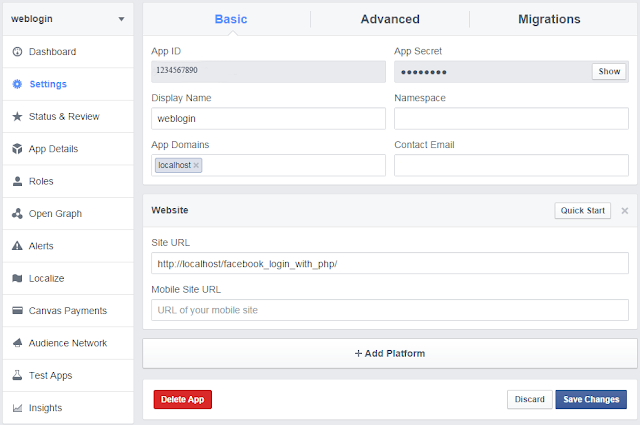Stackoverflowcode-facebook-apps-creation