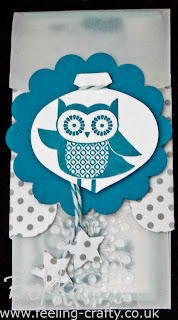 Cute Owl Occasions Party Invite by Stampin' Up! Demonstrator Bekka Prideaux - check out her blog for loads of great ideas