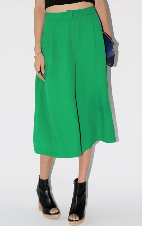 Chic Wide Cropped Pants