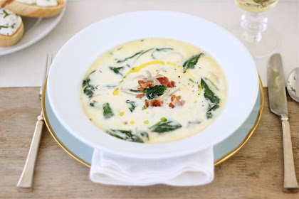 Cream Of Spinach As Well As Asparagus Soup