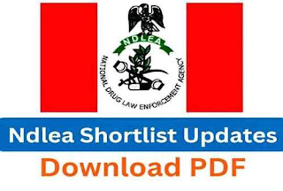 NDLEA Recruitment 2023: screening/interview is Started From today 5th Monday 2023 to 16th Friday 2023 Check Your Name Now