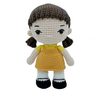 PATRON GRATIS MUÑECA | EL JUEGO DEL CALAMAR AMIGURUMI 52341