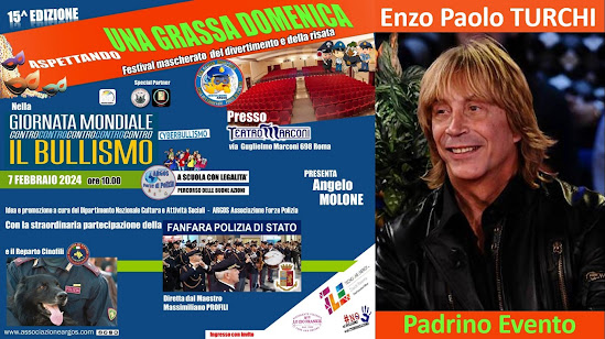 Il celebre ballerino e coreografo Enzo Paolo TURCHI padrino evento