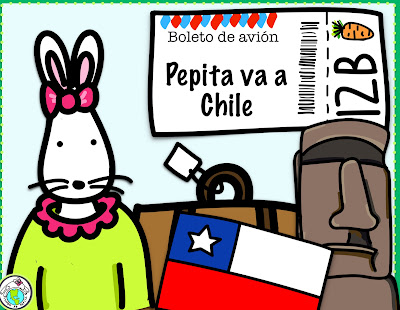 Pepita va a Chile Theme Pack in Spanish for kids