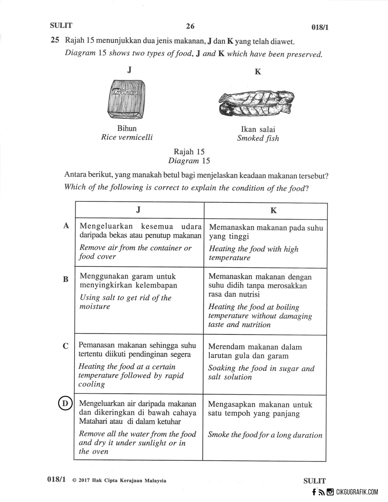 Soalan Sains Upsr 2019 Kertas 2 - Persoalan s