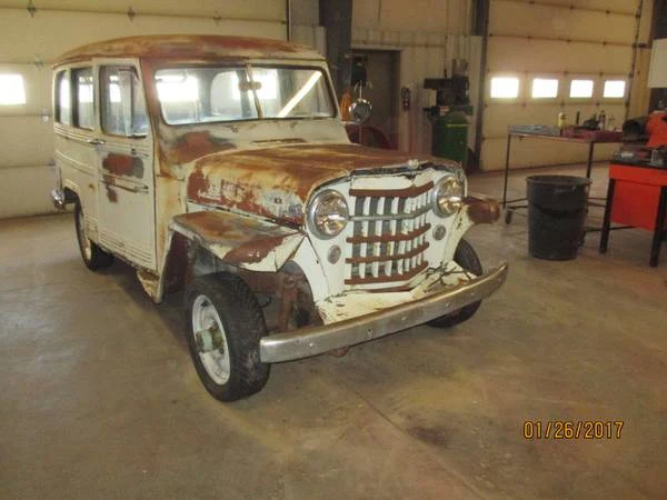 Barn Find 1951 Willys 4x4 Station Wagon