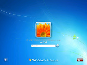 Windows 7 Logon Screen