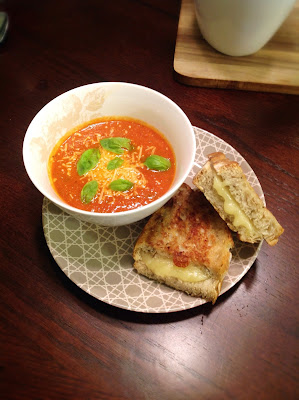 soup and sandwich