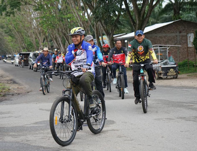 Bupati Asahan Gowes bersama OPD