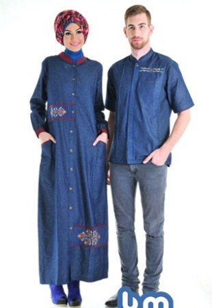 30 Contoh Model Baju Muslim Couple Terbaru 2019