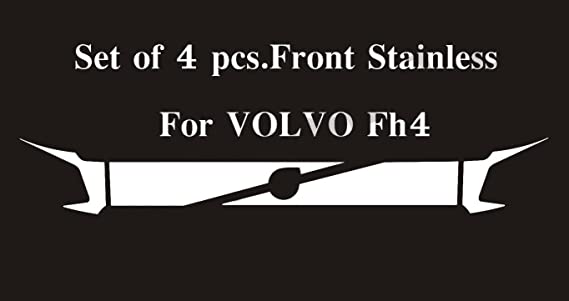 Lot de 4 pcs. Acier inoxydable poli Couverture pour Volvo FH4 Camion Trucker Euro 6 Série