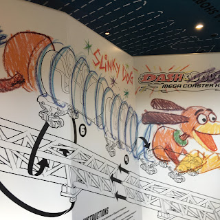 Slinky Dog Dash Mega Coster Kit Queue Line Wall Disney's Hollywood Studios Walt Disney World