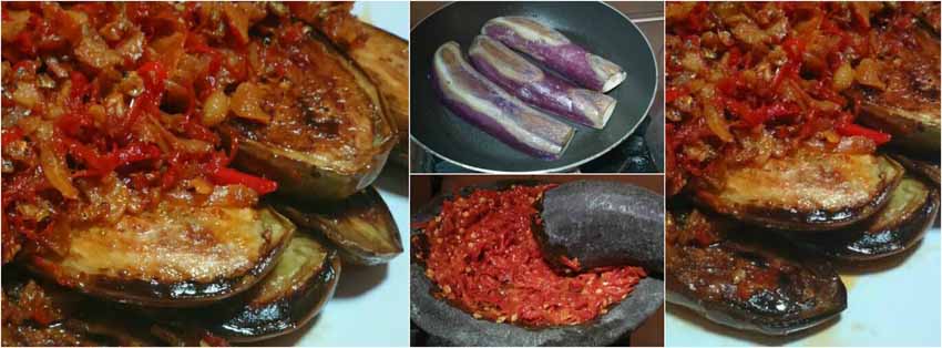 Resep Membuat Terong Bakar Sambal Teri Balado