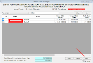 Contoh Perhitungan PPh Pasal 21 Karyawan Berhenti Tengah Tahun