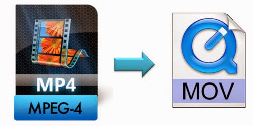 How do I convert mp4 files to MOV files for QuickTime 