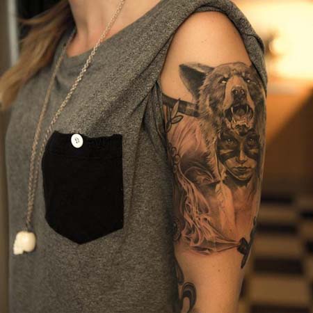 Tatuagens femininas para os braços 