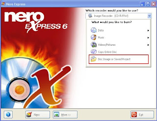 Cara Membuat Bootable CD/DVD Windows 7 / XP Dari File .iso Dengan Nero Burning Express