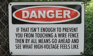 Danger! Electrical hazard
