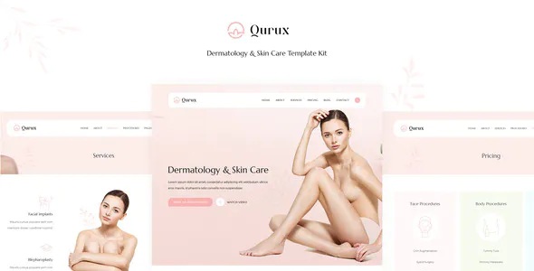 Download Dermatology and Skin Care Template Kit