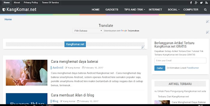 Apa itu template blog penjelasan dari A-Z terlengkap