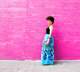 oonaballoona | a sewing blog | anna sui mood fabrics | linen maxi skirt