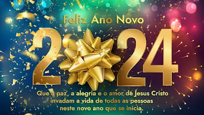 Mensagem De Feliz Ano Novo 2024 De Deus