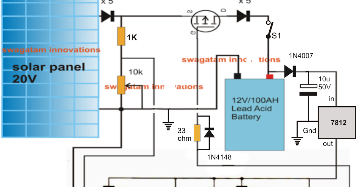 Simple Solar MPPT Circuit - Part 1 - Electronic Circuit  