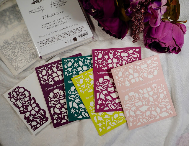 ensemble de cartes Fleurs ouvragées Stampin' Up!