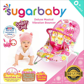 Sugar Baby Deluxe Musical Vibration Bouncer Sugar Chef