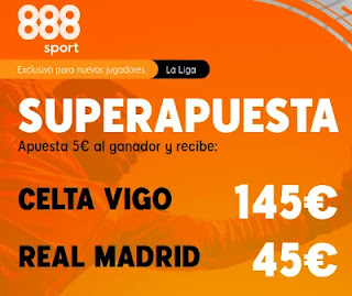 888sport superapuesta Celta vs Real Madrid 20-3-2021