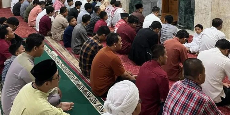 LDII Jatiwaringin Shalat Idul Fitri di Masjid Al Falah