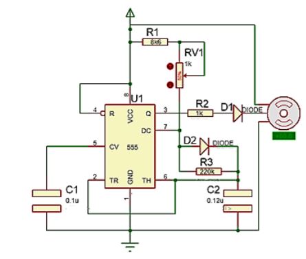 Rangkaian Driver Motor Servo