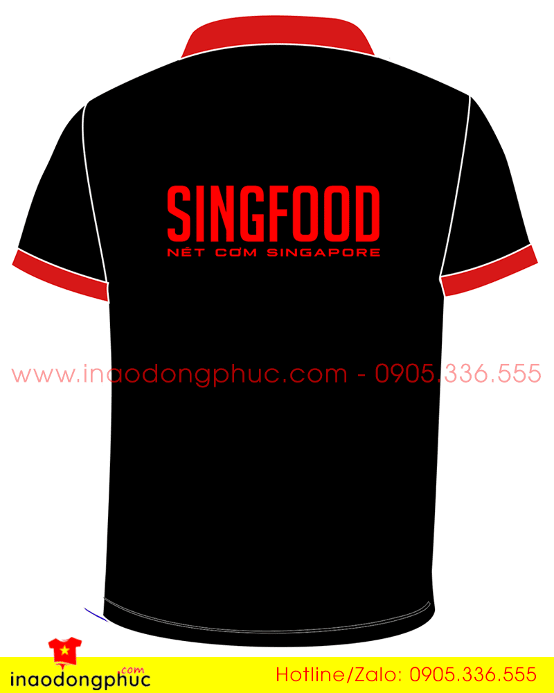 In áo phông Quán cơm Singfood