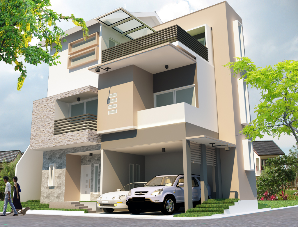 Rumah 3 Lantai Gambar Design Rumah