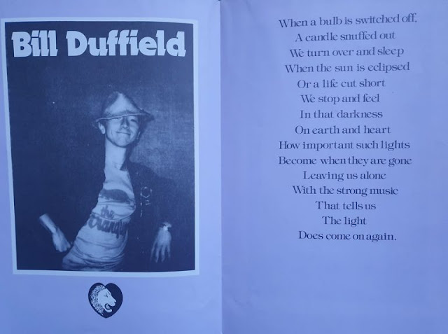 Bill Duffield concert programme