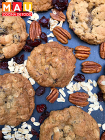 mau cocina de todo galletas avena arandanos nuez receta facil las mejores