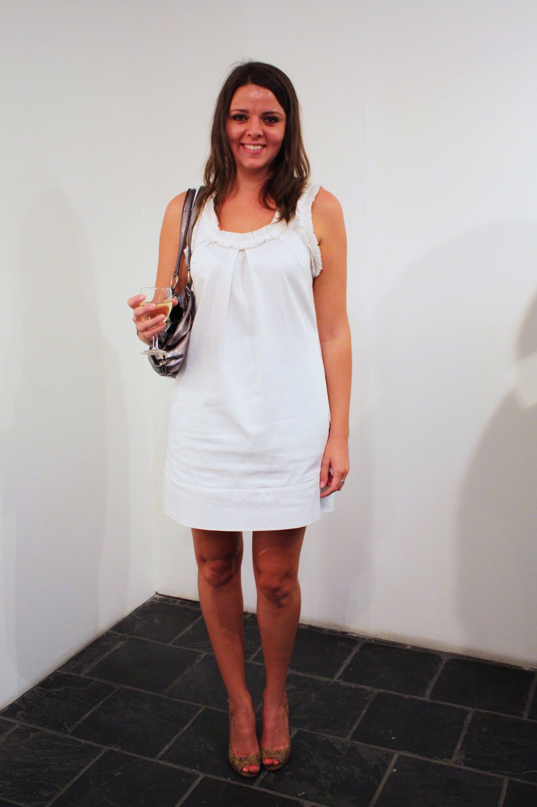 Lynette — Fresh White Dress