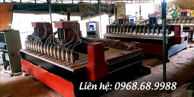Mua máy đục gỗ vi tính nhiều mũi ở đâu rẻ nhất Quảng Ngãi