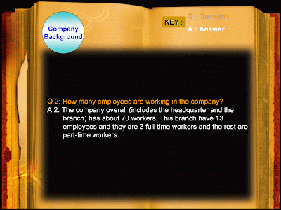 ~Company Background - Question and Answer(2)~