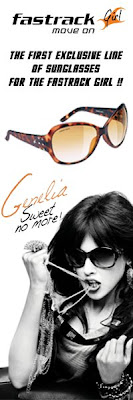 Genelia D'Souza in FasTrack Sunglasses Ad