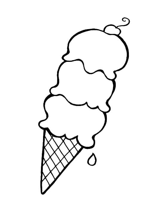 ice cream coloring