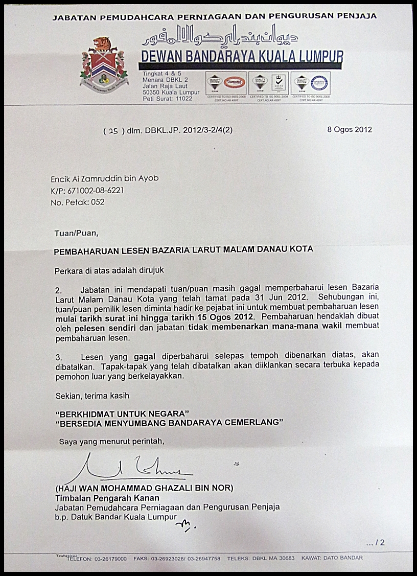 Surat Kebenaran Berkahwin Kuala Lumpur