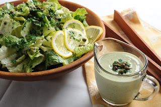 Tofu Dressing with Romaine Hearts