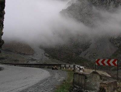 russian georgian military mountain roads
